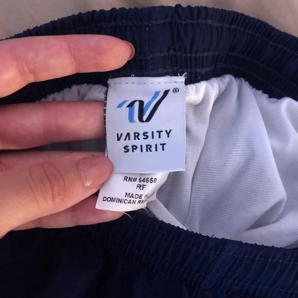 Navy and White Running Shorts - Picture 4 of 4